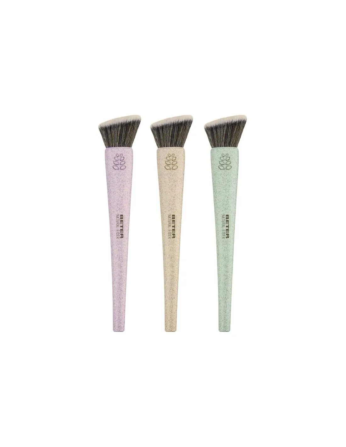 Beter Natural Fiber Brocha Flat Top Kabuki Para Maquillaje Fluido