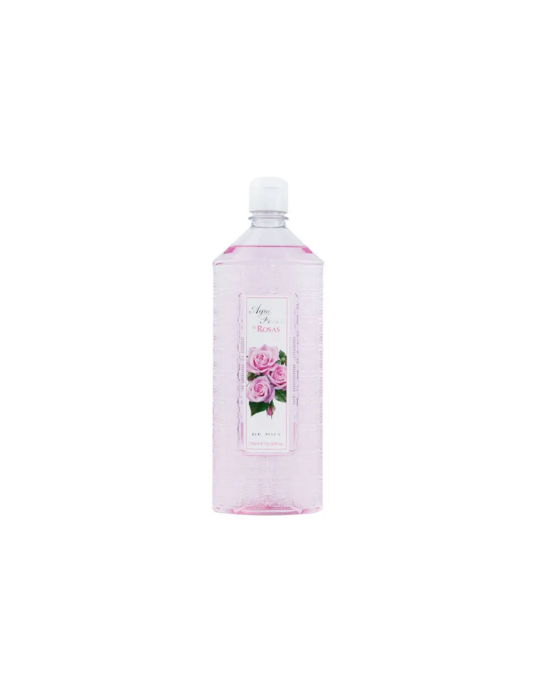 De Ruy Agua Fresca de Rosas 750 ml Botella de Plástico