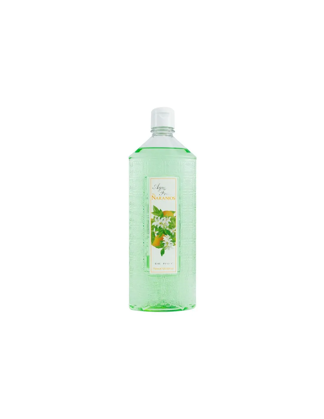 De Ruy Agua Fresca de Naranjos 750 ml Botella de Plástico