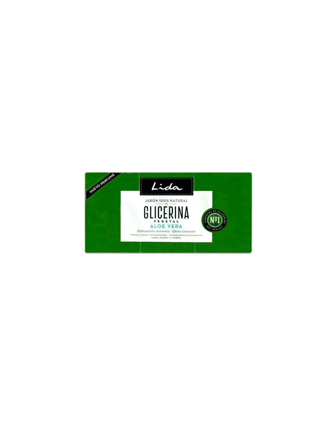 Lida Jabon de Glicerina en Pastillas con Aloe Vera 2 X 125 g