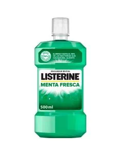 Listerine Enjuague Bucal Menta Fresca 500ml