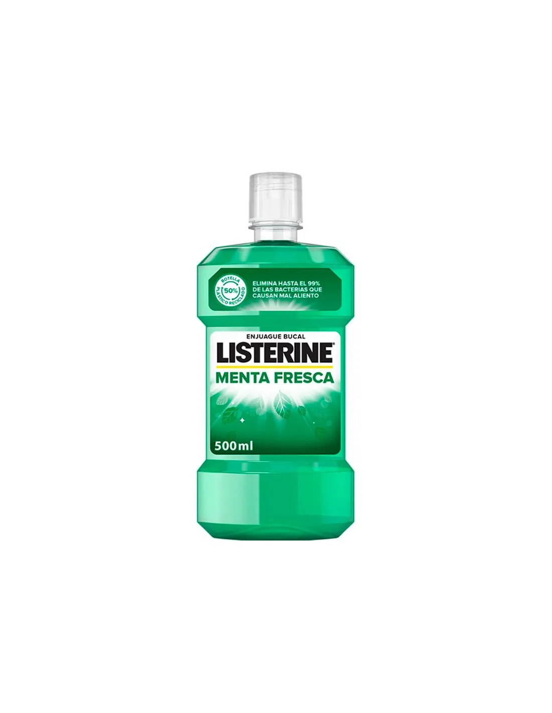 Listerine Enjuague Bucal Menta Fresca 500ml