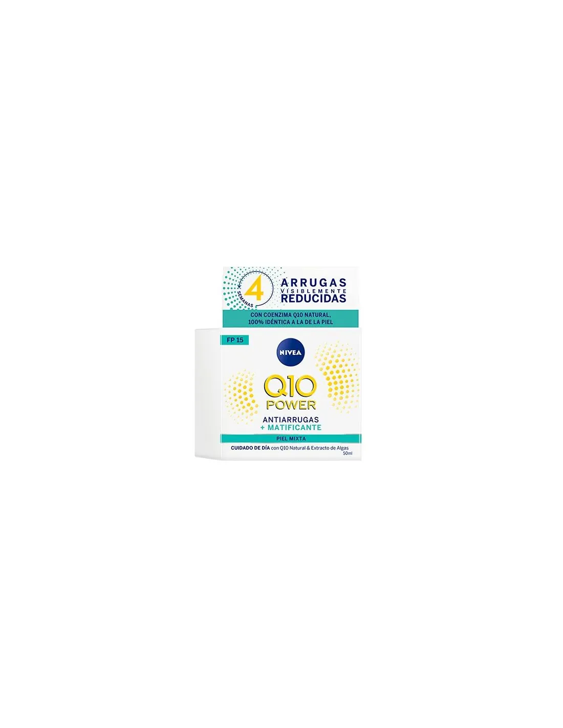 Nivea Q10 Power Antiarrugas Matificante Día Piel Mixta SPF15 50 Ml