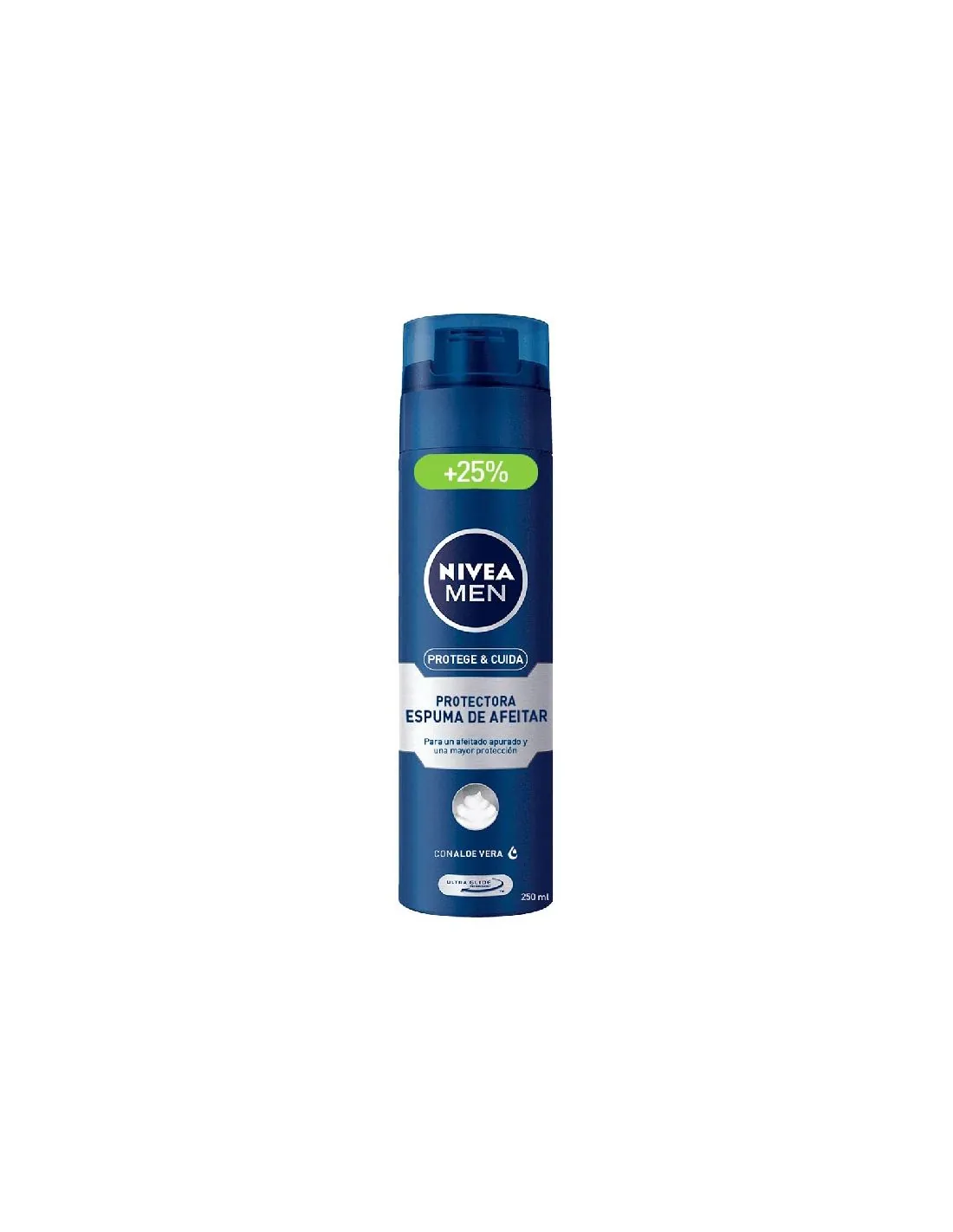 Nivea Men Potege & Cuida Espuma de Afeitar Protectora 200 + 50 ml