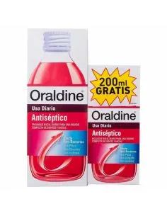 Oraldine Enjuague Bucal Antiséptico 400 ml + 200 ml