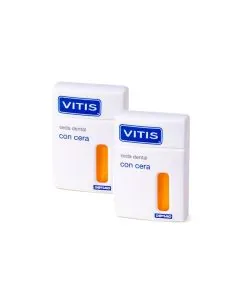 Vitis Seda Dental Con Cera Pack 2 x 50 M