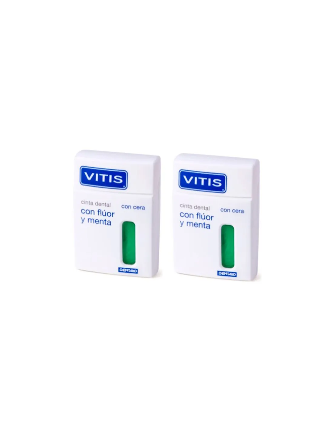 Vitis Cinta Dental Con Cera Fluor/Menta Pack 2 x 50 M