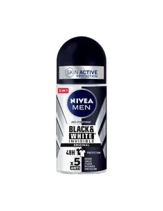 Nivea Men Black & White Desodorante Invisible Original Roll-On 50 Ml