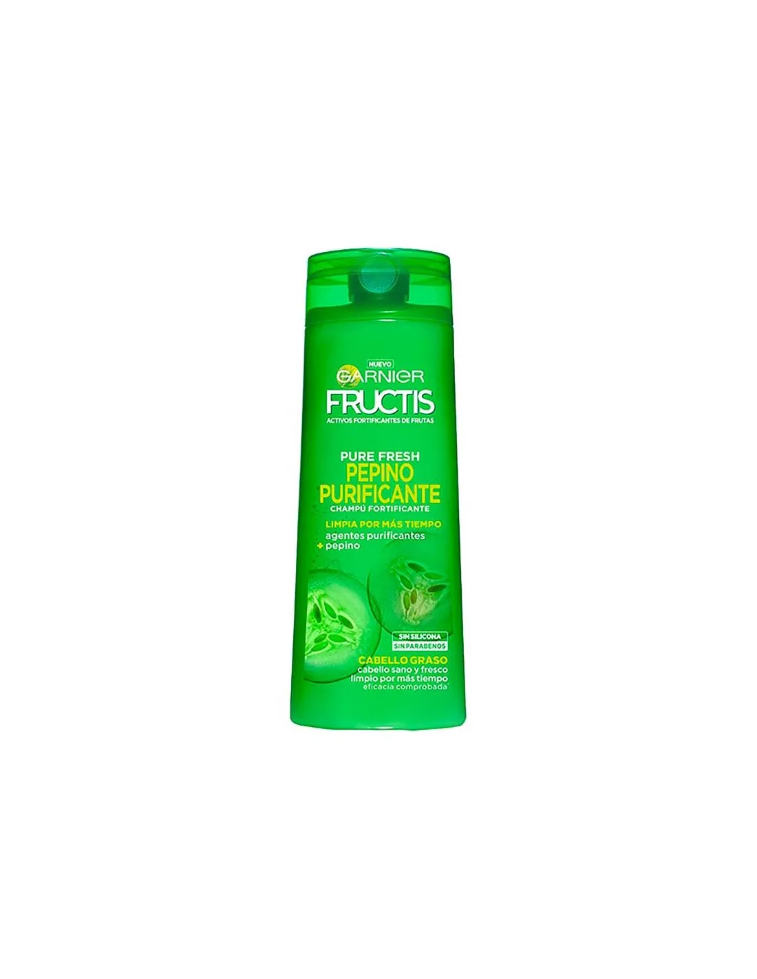 Fructis Pure Fresh Pepino Purificante Champú 360 ml