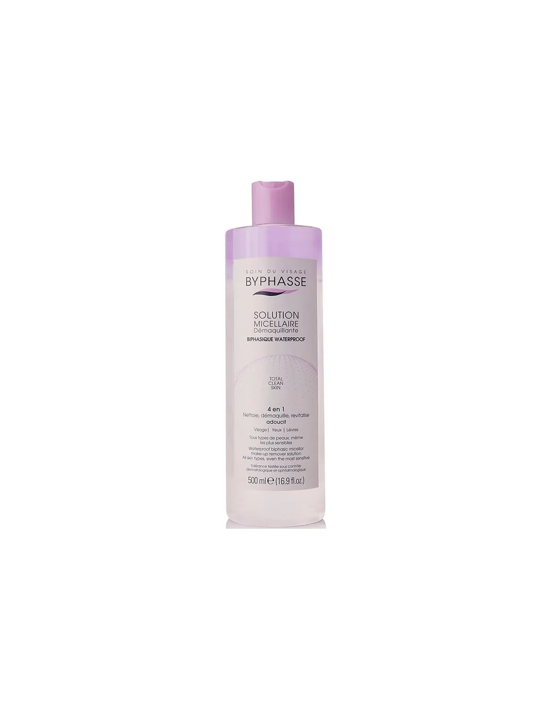 Byphase Solición Micelar Desmaquillante Waterproof 500 ml