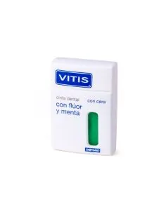 Vitis Cinta Dental Con Cera Flúor Menta 55 m