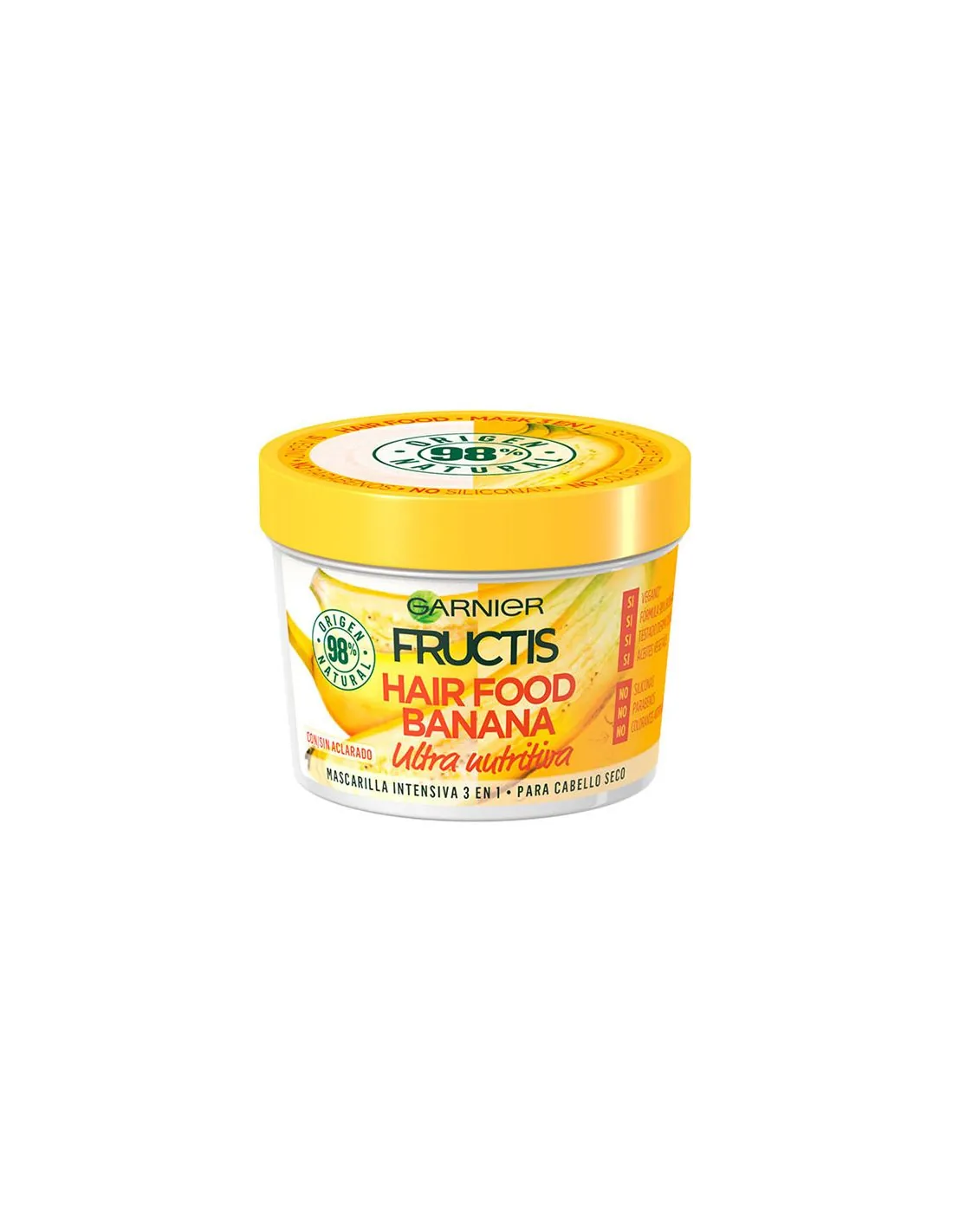 Fructis Hair Food Banana Ultra Nutritiva Mascarilla 390 Ml