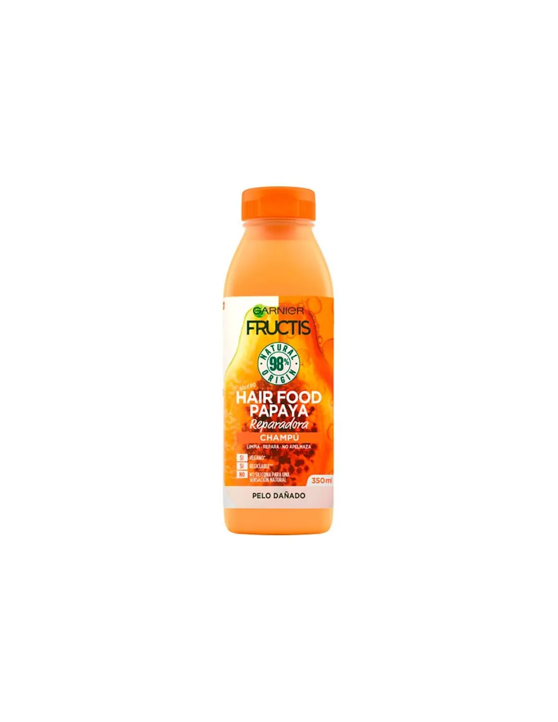 Fructis Hair Food Papaya Reparadora Champú 350 ml