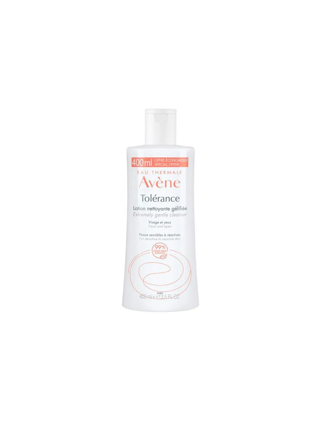 Avene Tolerance Leche Limpiadora Gelificada 400ml