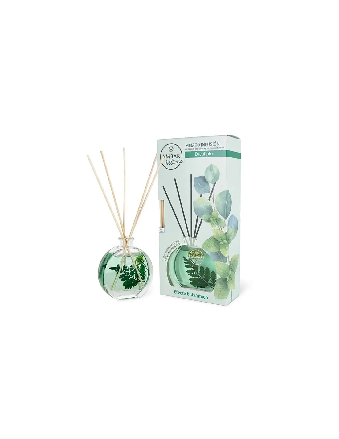 Ambar Botanic Mikado Infusión Menta Eucalipto Ambientador 75 ml