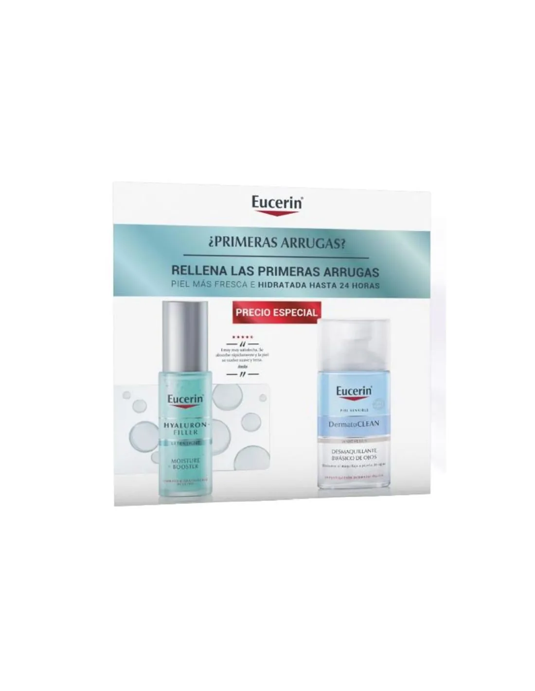 Pack Hyaluron-Filler Moisture Booster 30ml + Dermatoclean Desmaquillante 125ml