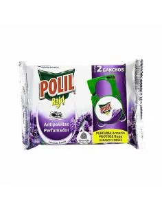 Polil Gancho Antipolillas Perfumador Lavanda 2 uds