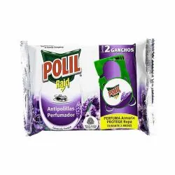 Polil Gancho Antipolillas Perfumador Lavanda 2 uds