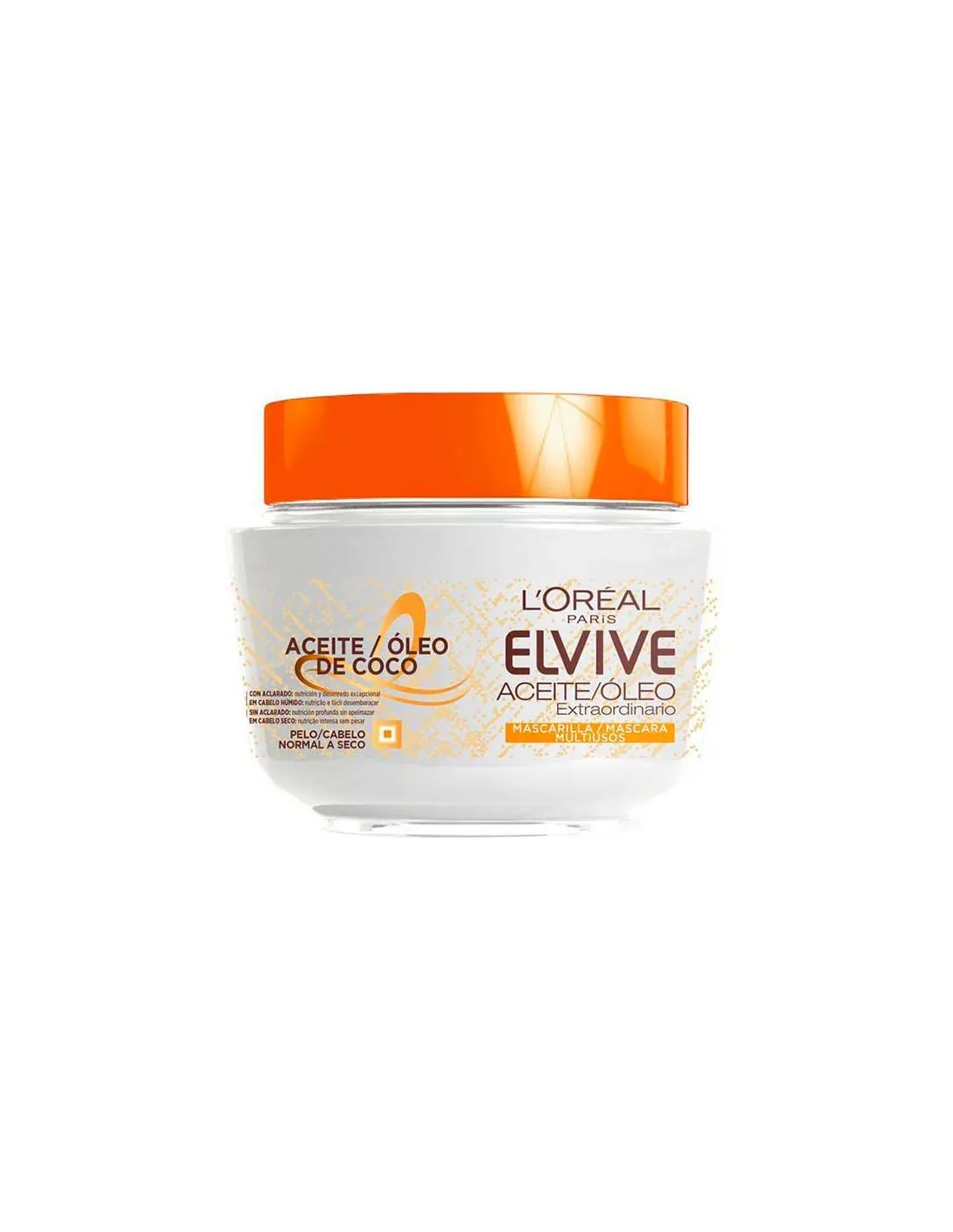 Elvive Aceite Ectraordinario Aceite de Coco Mascarilla 300 ml