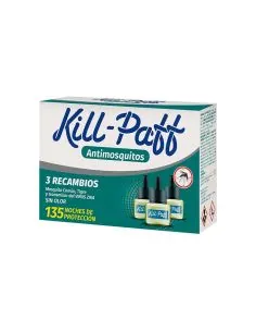 Kill-Paff Antimosquitos 3 Recambios