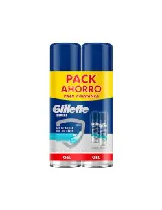 Gillette Gel Afeitar Series Piel Sensible 2x200 Ml.