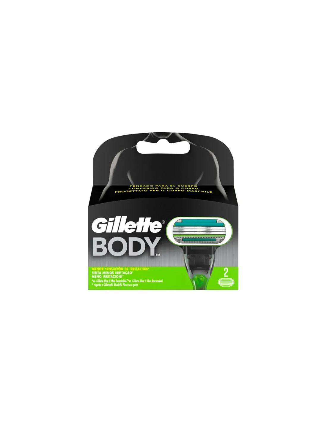 Gillette Body Recambio De Maquinilla Depilatoria 2 uds