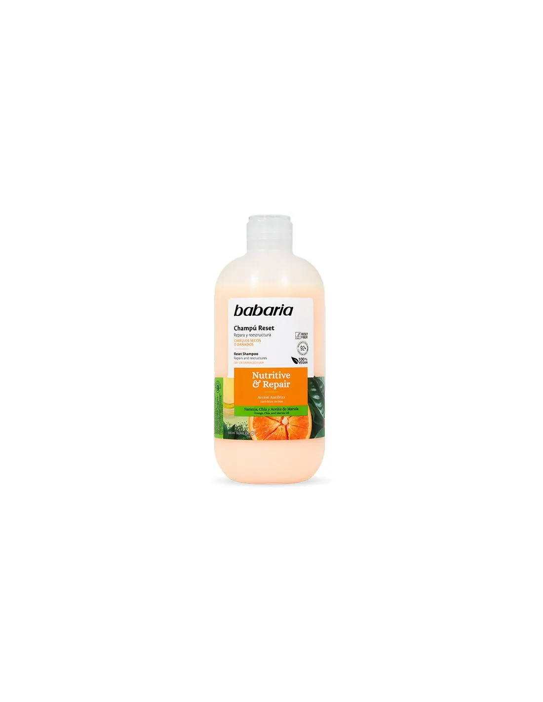 Babaria Nutritive & Repair Reset Champú 500 ml