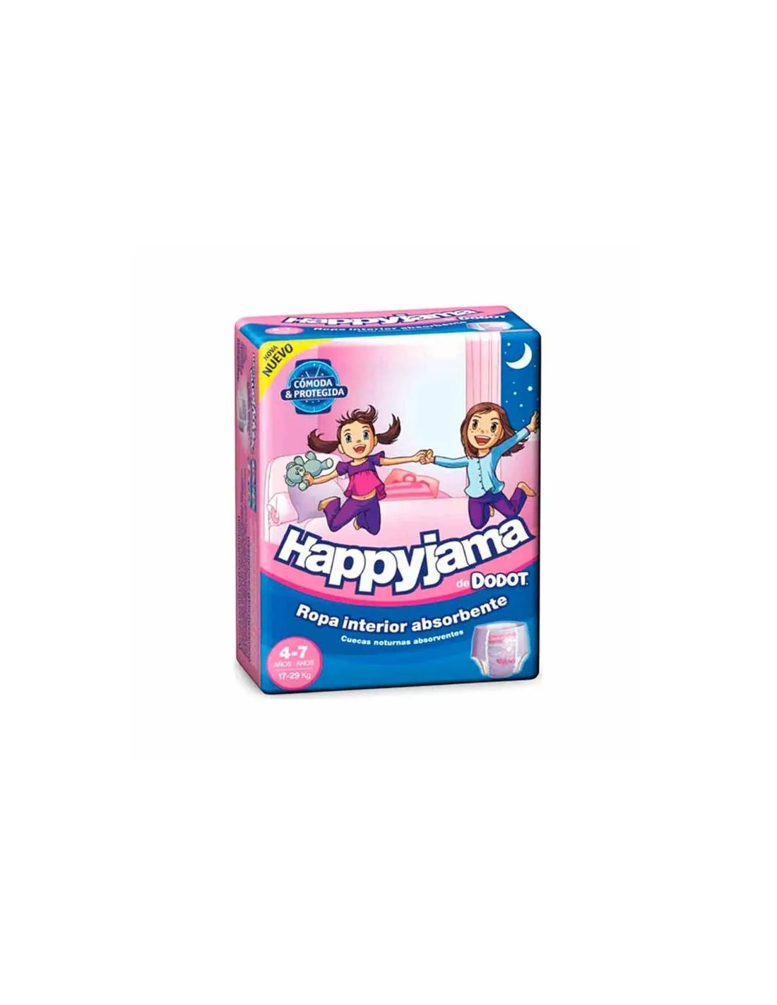 Dodot Happyjama Niña 4-7 Años 17 uds