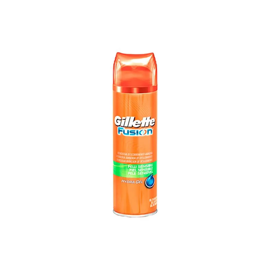 Gillette Fusion Piel Sensible Gel De Afeitar 200 ml