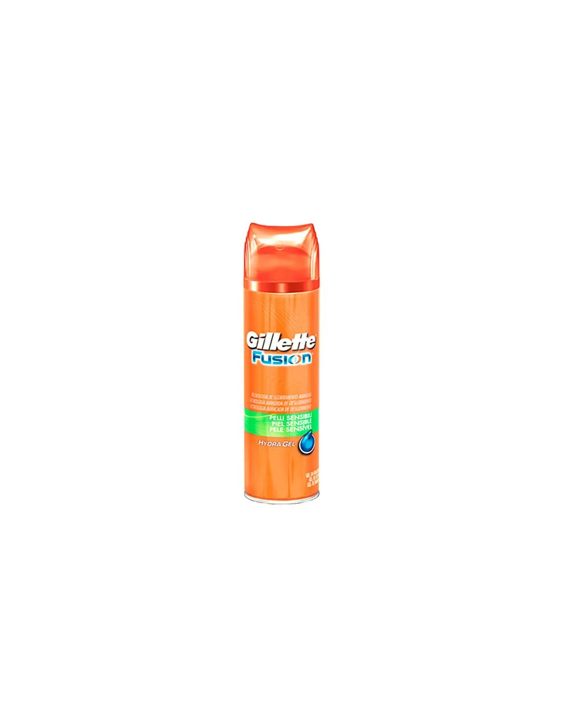 Gillette Fusion Piel Sensible Gel De Afeitar 200 ml