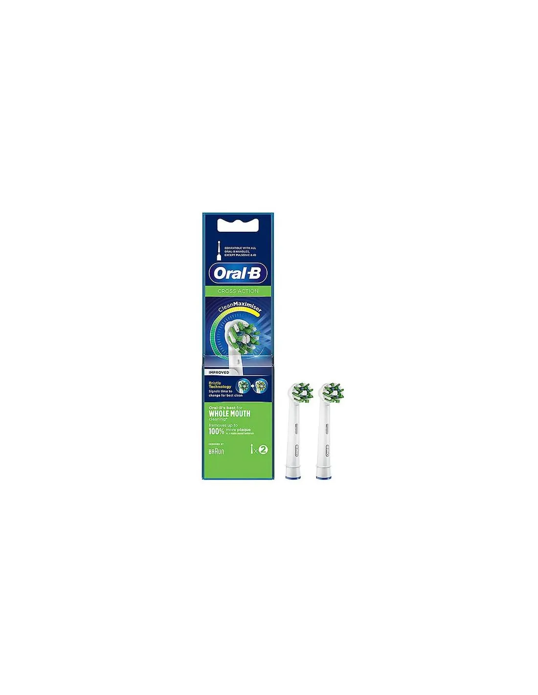 Oral-B Crossaction Cepillo Dental Recambio 2 uds