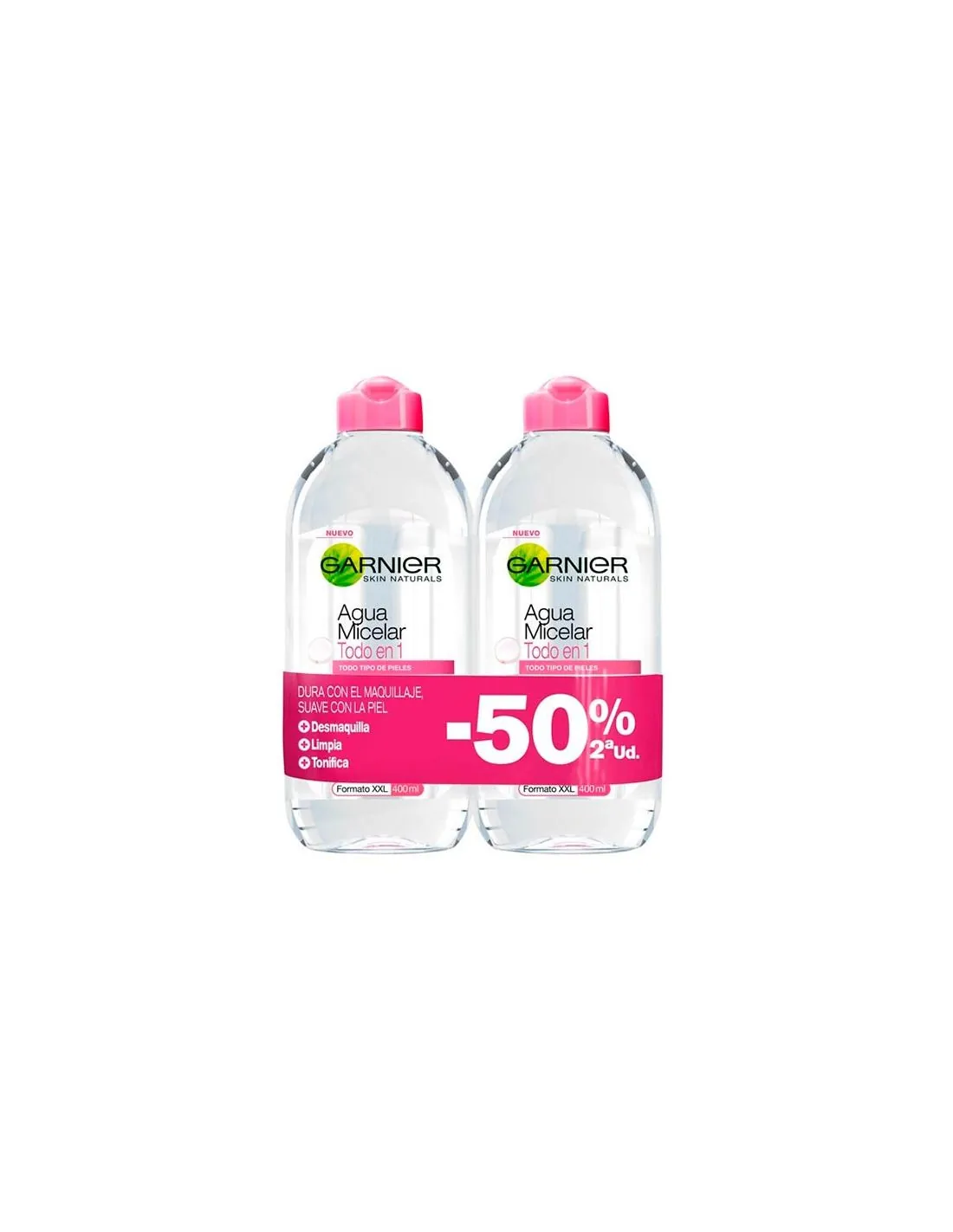 Garnier Skin Active Agua Micelar Duplo 2 x 400 ml