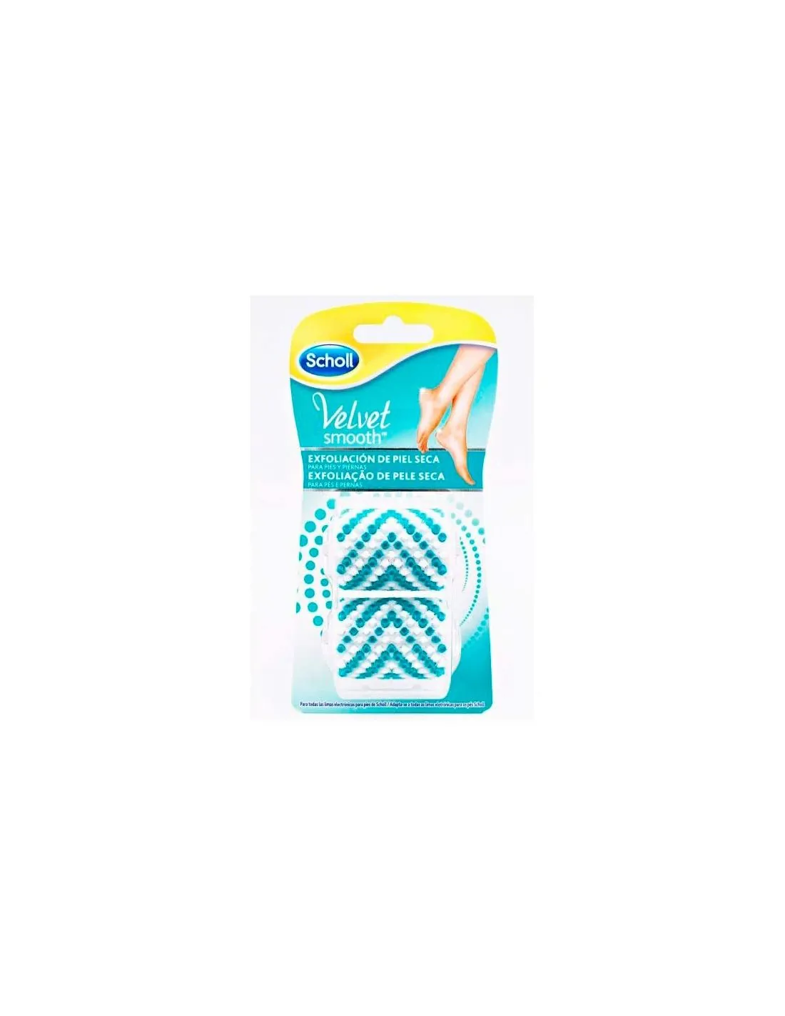 Scholl Velvet Smooth Diamond Recambios Lima 2 uds