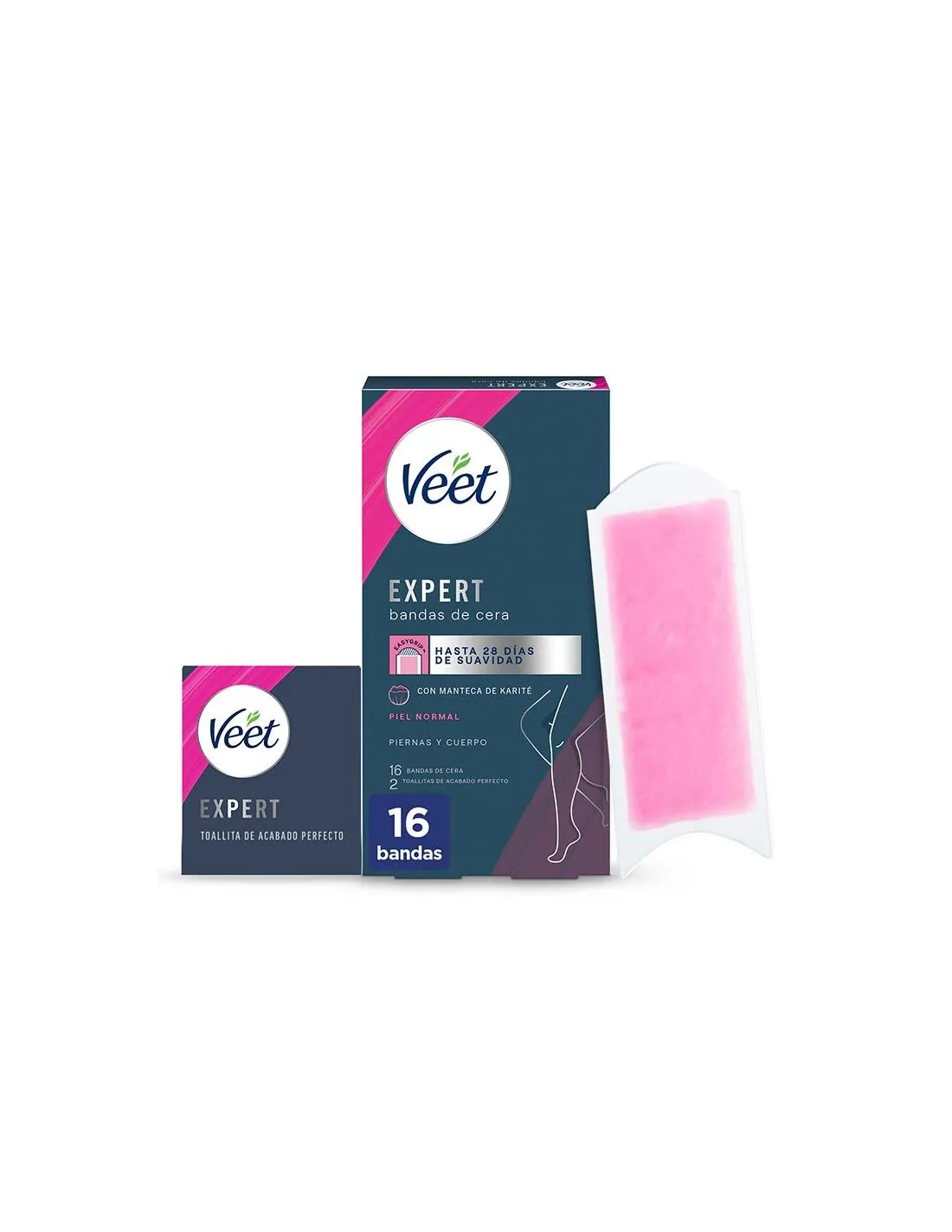 Veet Bandas De Cera Depilatoria Piel Normal 20 uds