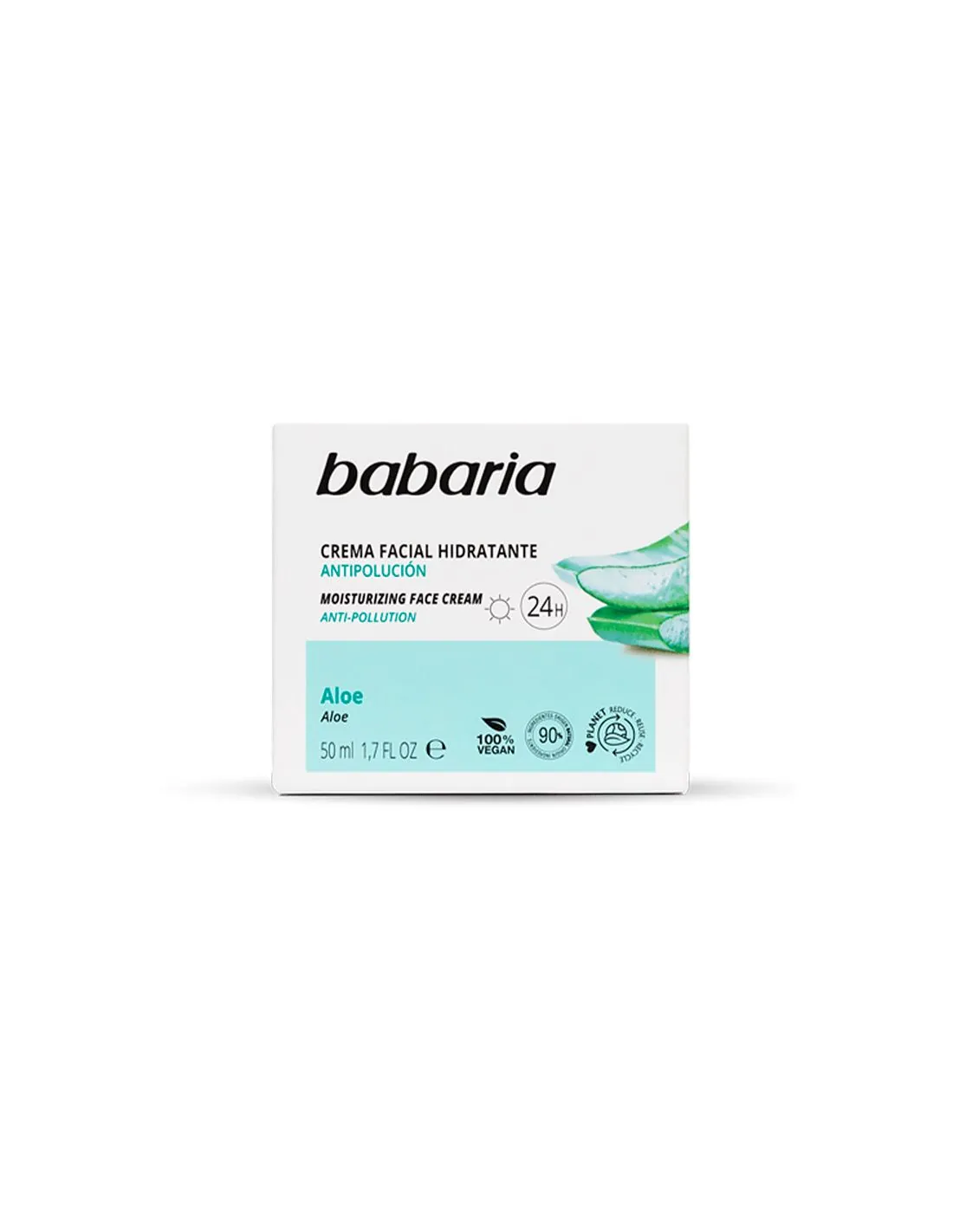 Babaria Aloe Crema Facial Hidratante 50 ml