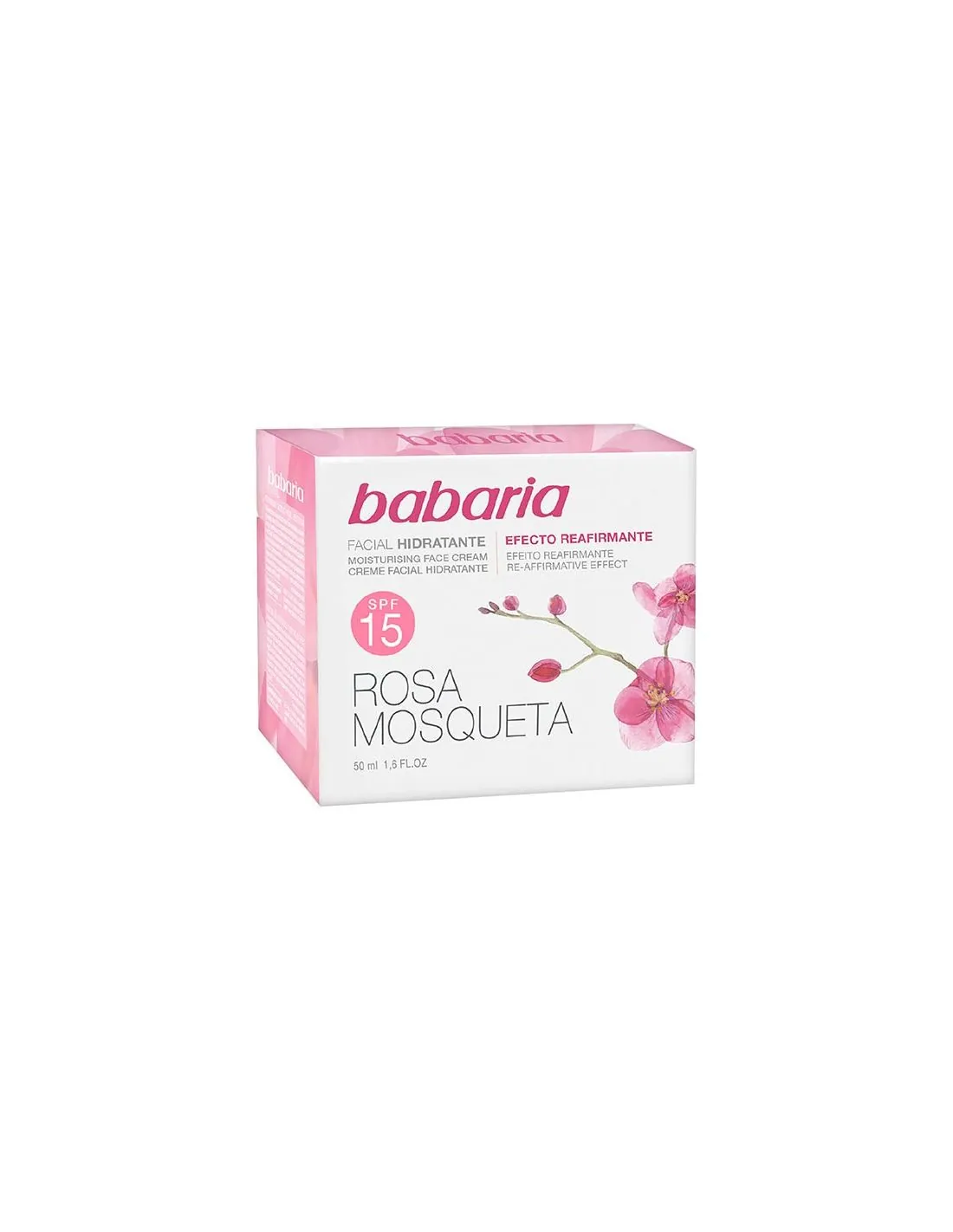 Babaria Rosa Mosqueta Crema Facial Hidratante SPF15 - 50 ml