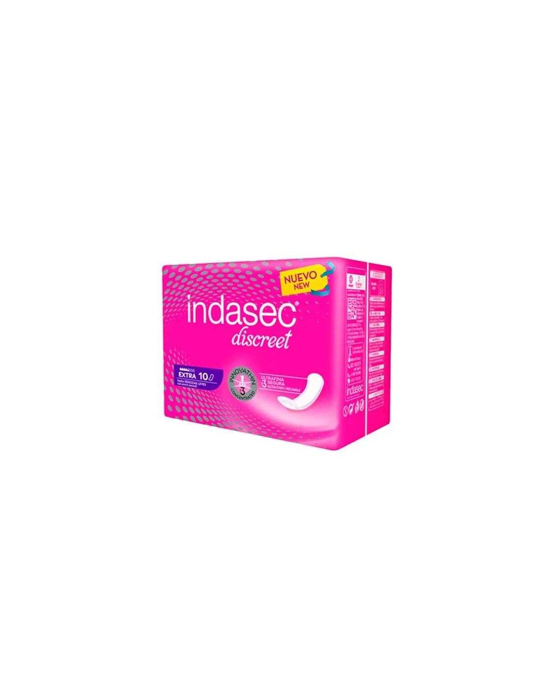 Indasec Discreet Extra Compresas De Incontinencia 10 uds