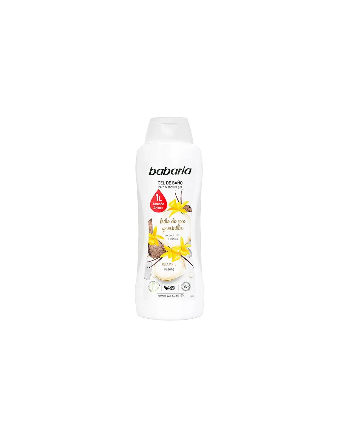 Babaria Leche De Coco Y Vainilla Gel De Baño 1000 ml