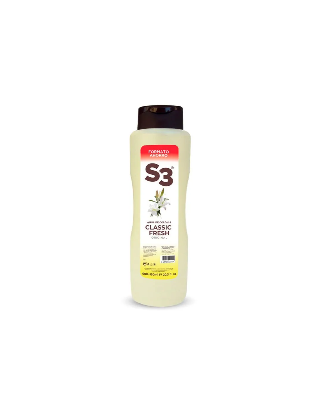 S3 Classic Fresh Colonia 600 ml