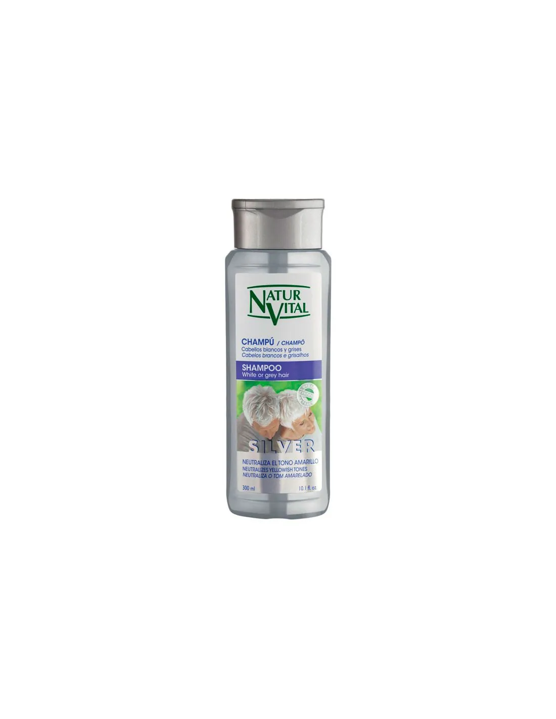 Natur Vital Silver Cabellos Grises Champú 300 ml