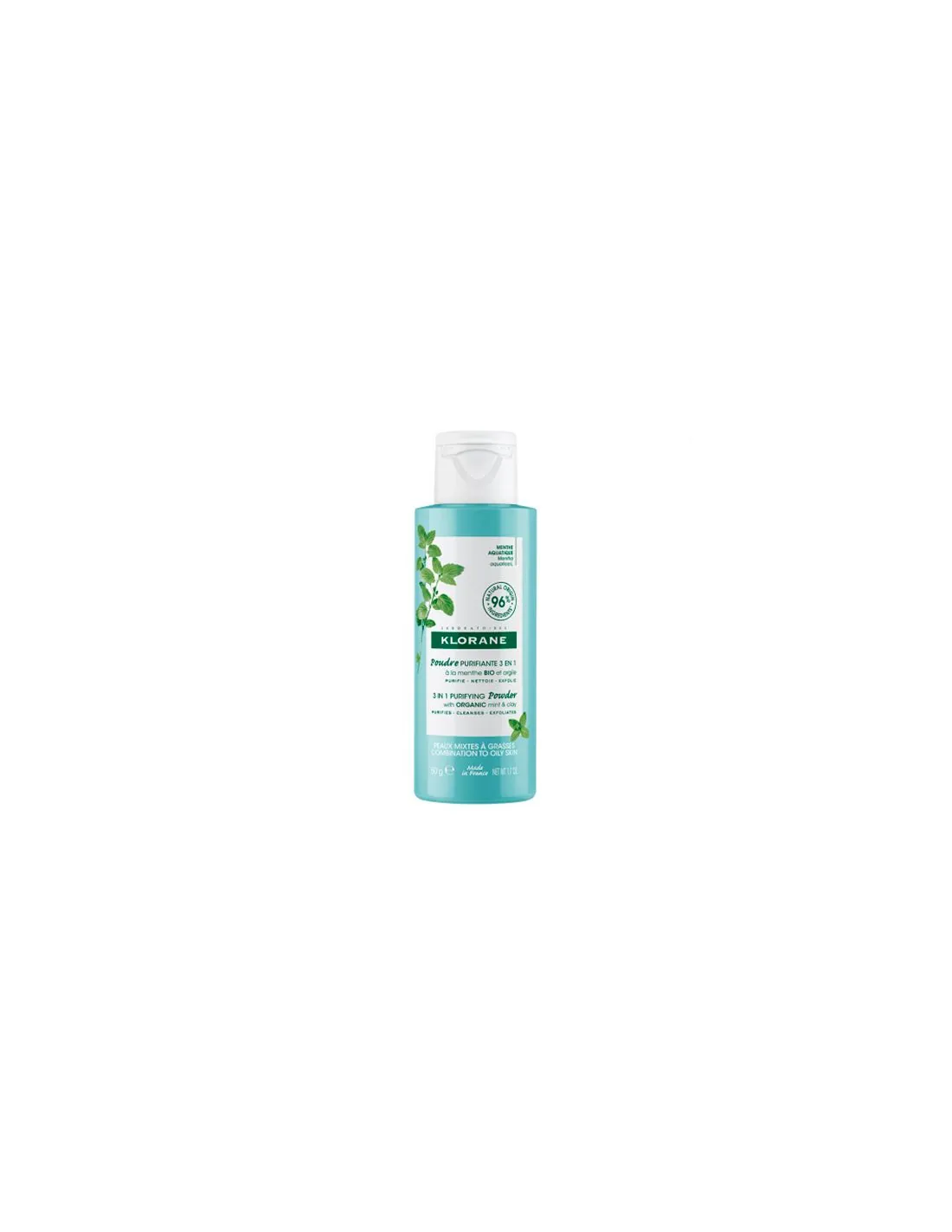 Klorane Polvo Purificante Con Menta 50 g