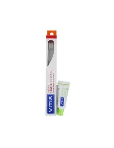 Vitis Pack Cepillo Dental Duro + Pasta Blanqueadora 15 ml