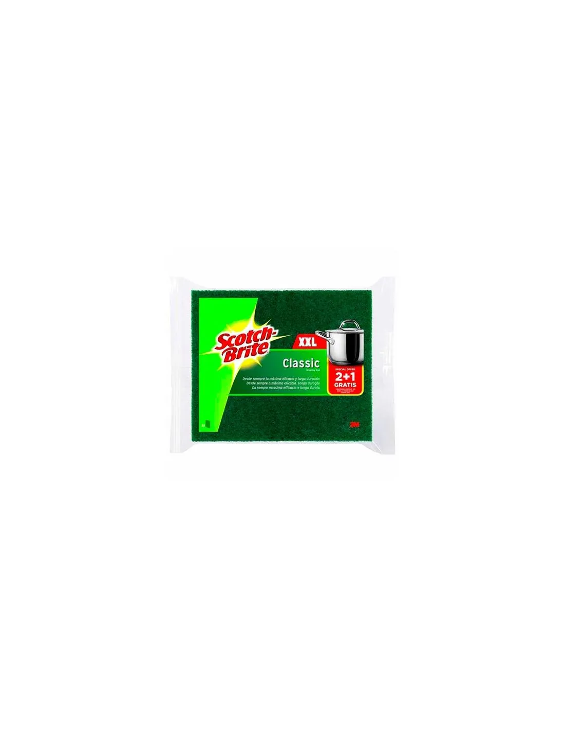 Scotch Brite Classic XXL Estropajo 2+1 uds