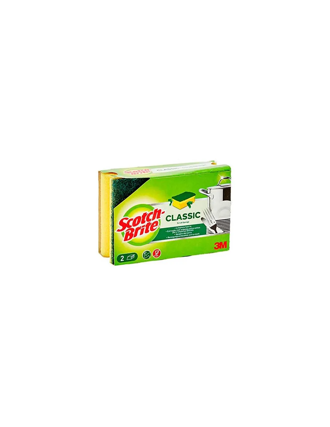 Scotch Brite Classic Estropajo Salvauñas 2 uds