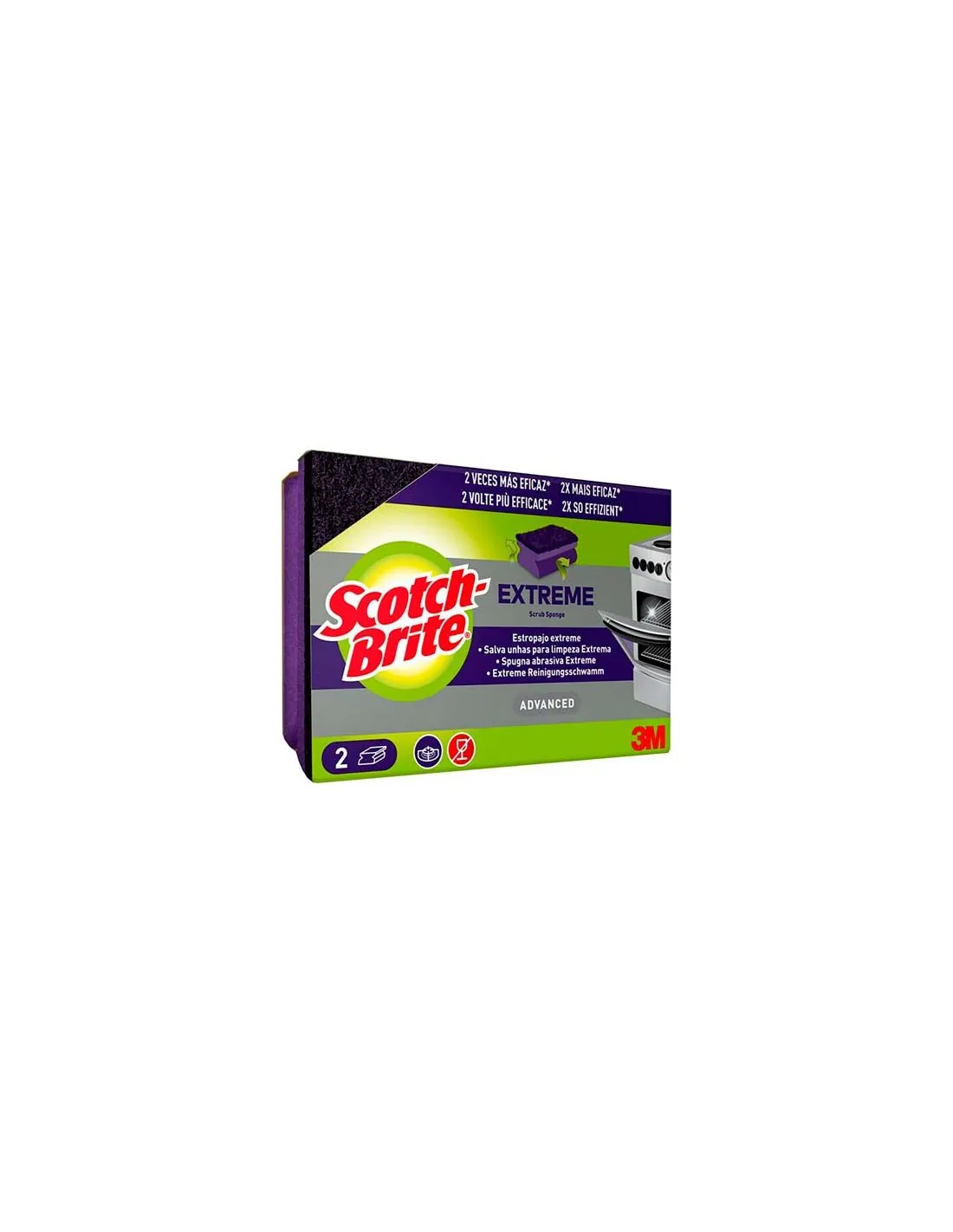 Scotch Brite Extreme Estropajo Salvauñas 2 uds