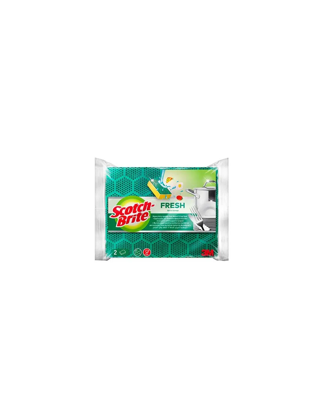 Scotch Brite Fresh Estropajo 2 uds