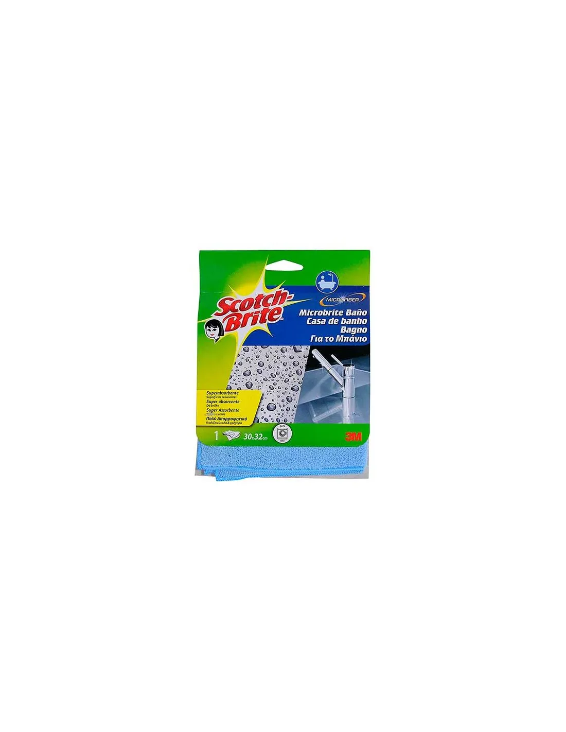 Scotch Brite Microfibra Baño Bayeta 2 uds