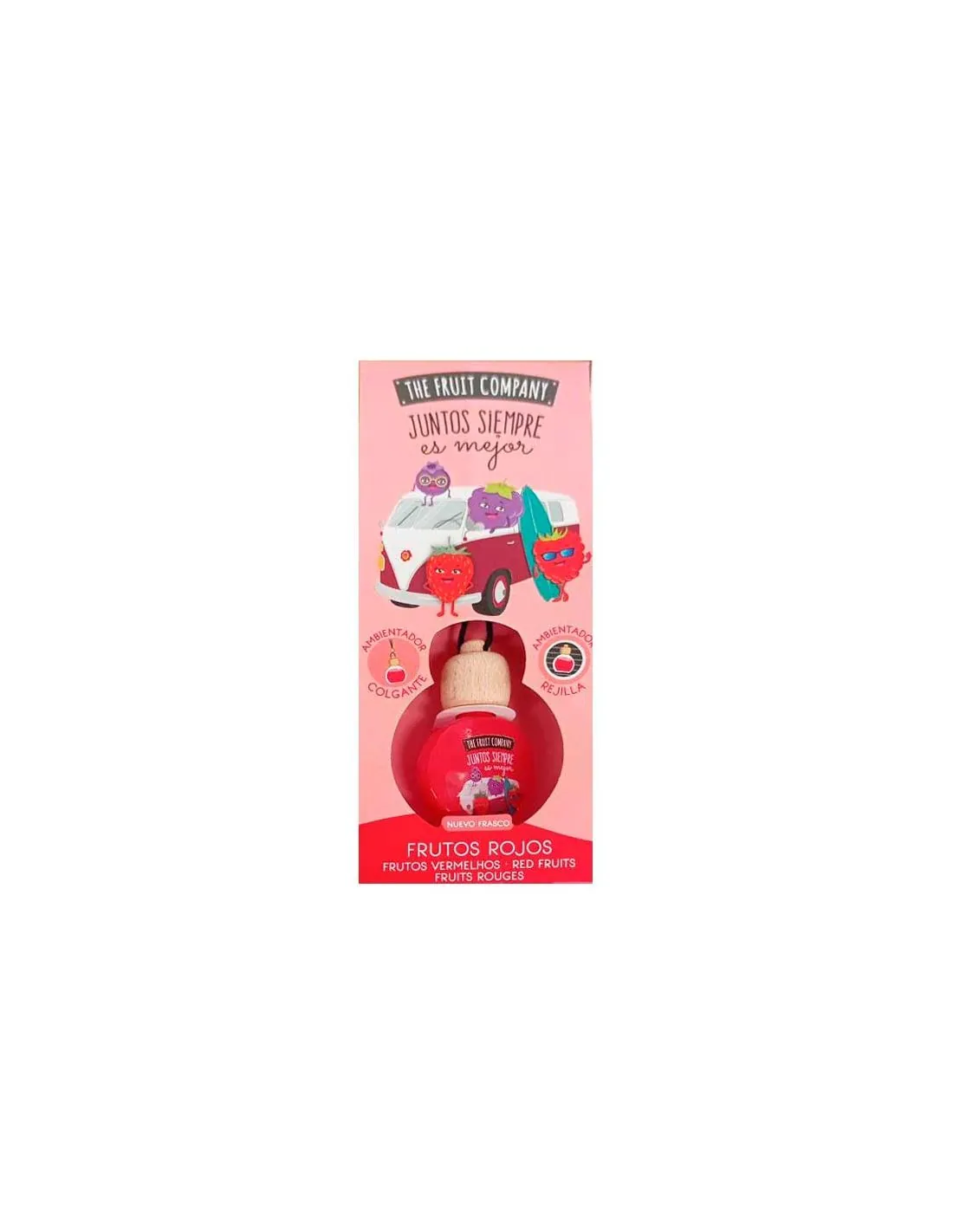 The Fruit Company Ambientador De Coche Frutos Rojos 6,5 ml