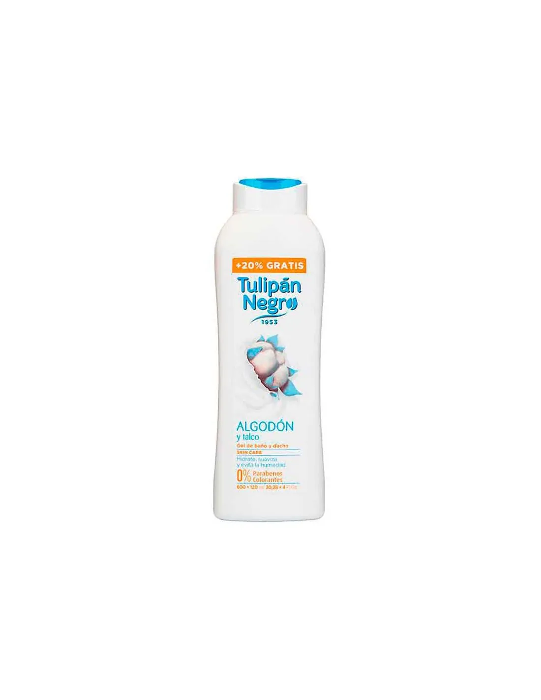 Tulipán Negro Gel Alcogón Y Talco 600+120 Ml