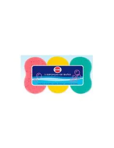 Tobain Esponjas De Baño Oval 3 uds